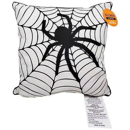 Happy Halloween Spider Pillow - 1.0 ea
