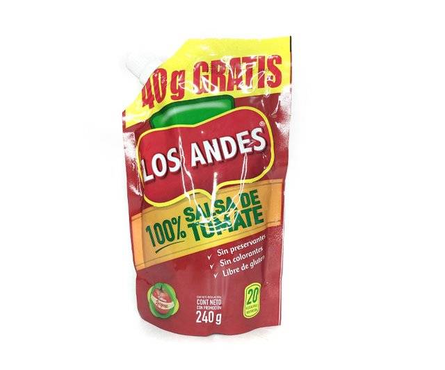 Salsa De Tomate Los Andes Doypack 240 Gr