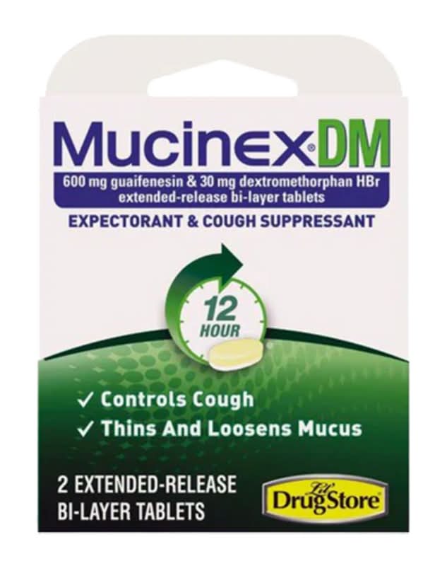 Mucinex DM Expectorant & Cough Suppressant 2-Count