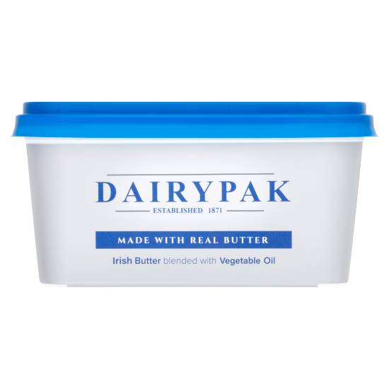 Dairypak Irish Butter Blended With Vegetable Oil