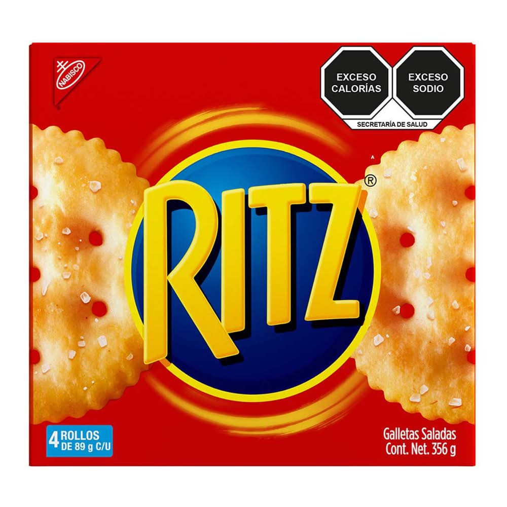 Ritz · Galletas saladas (4 x 89 g)