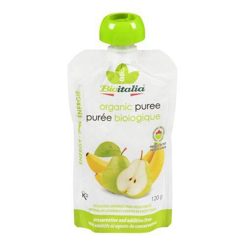 Bioitalia Organic Pear and Banana Puree (120 g)