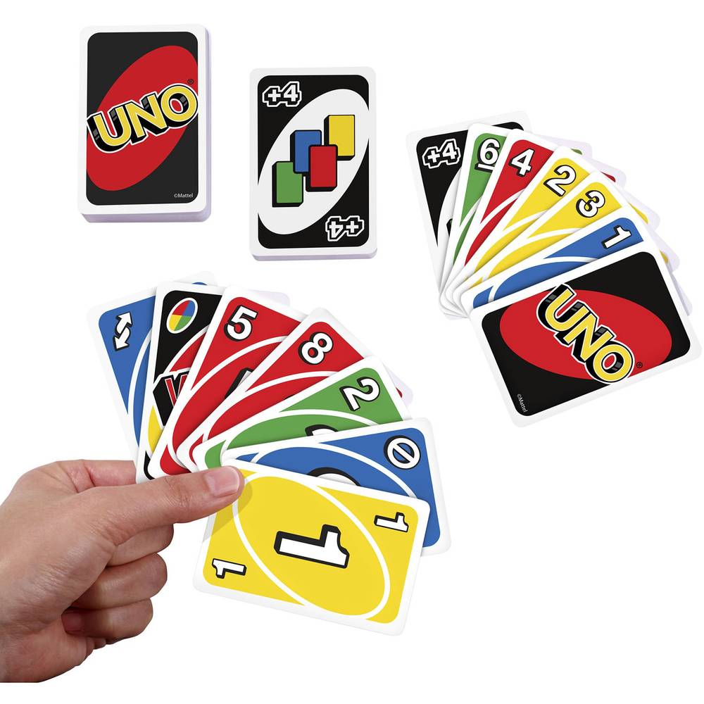 Mattel juego de cartas uno (caja, 108 cartas)