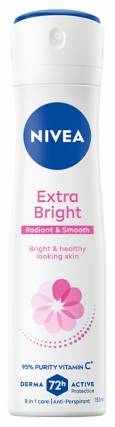 妮維雅 NIVEA 止汗爽身噴霧150ml  美白系列