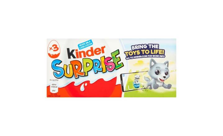 Kinder Surprise Eggs 3 x 20g (241990) 