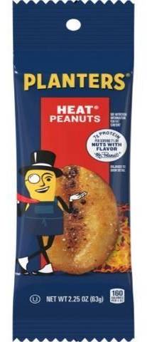 Planters Heat Peanuts 2.25oz