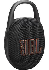 JBL Clip 5 Wireless Bluetooth Speaker, Waterproof, Black/Orange (JBLCLIP5BLKAM)