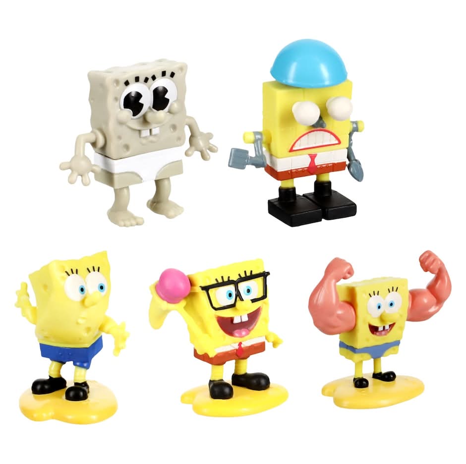 SpongeBob SquarePants Mini Action Figure Toy, Assorted
