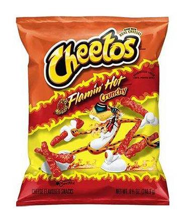 Frito Lay's Cheetos Crunchy Flamin Hot 2.7oz
