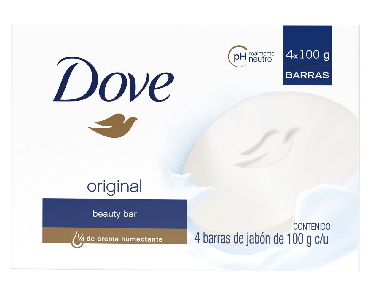Dove · Original barra de jabón (4 x 100 g)