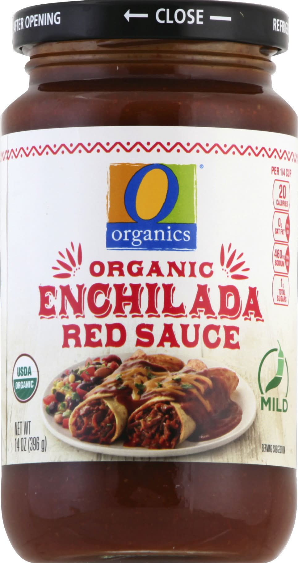 O Organics Enchilada Red Mild Sauce (14 oz)