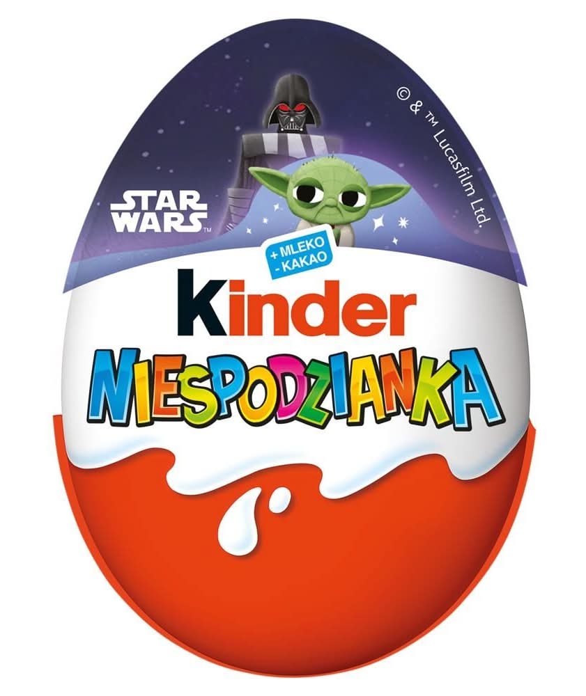 Kinder Niespodzianka Pusta figurka z mlecznej czekolady z niespodzianką 20 g
