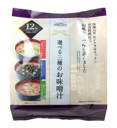 成城石井　選べる三種のお味噌汁　12食入（3種×4食）　J-434