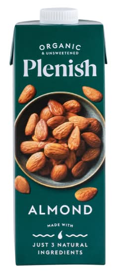 Plenish Organic & Unsweetened Almond Milk (1L)