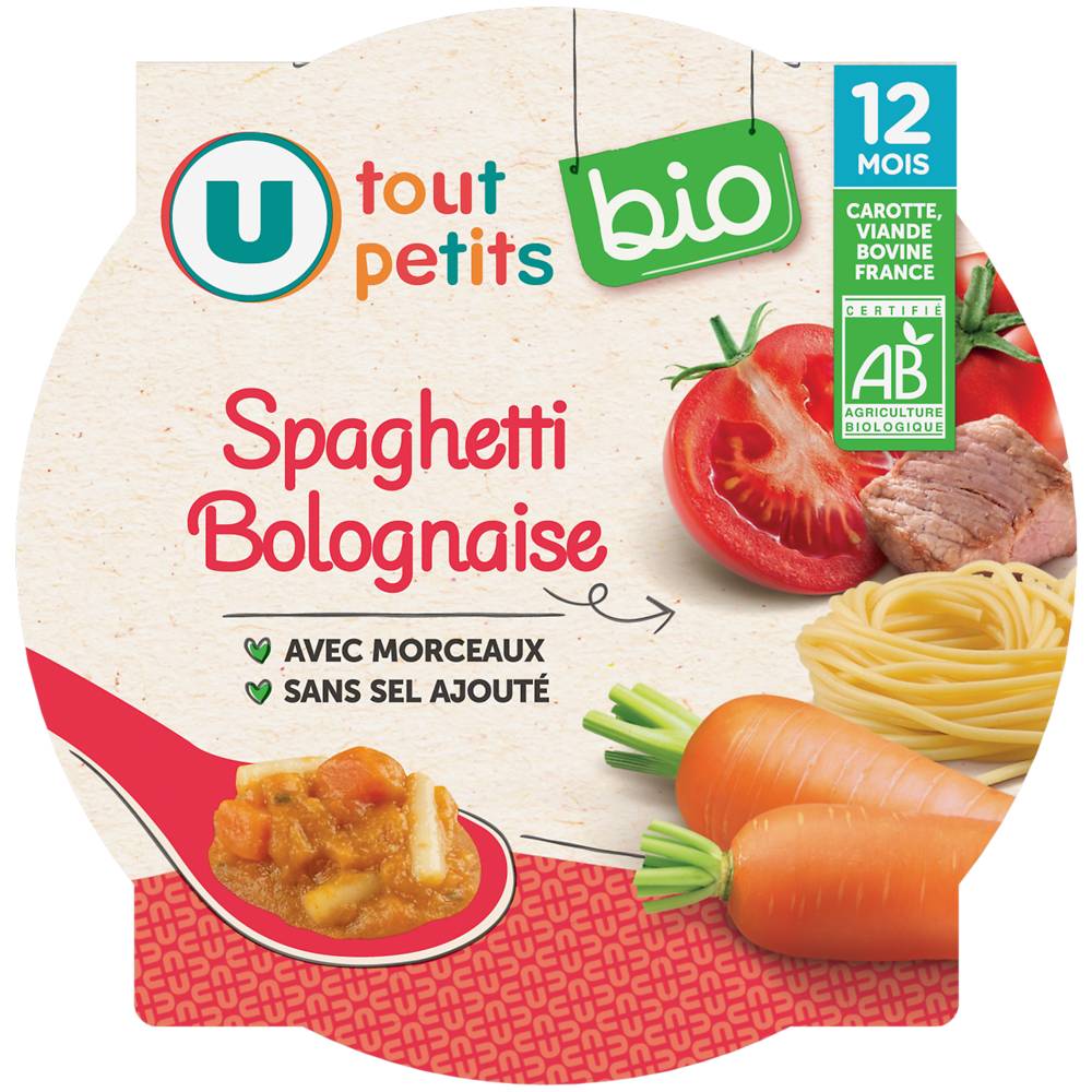 Les Produits U - Spaghetti bolognaise (230g)