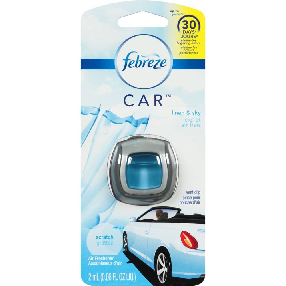 Febreze Linen & Sky Car Clip