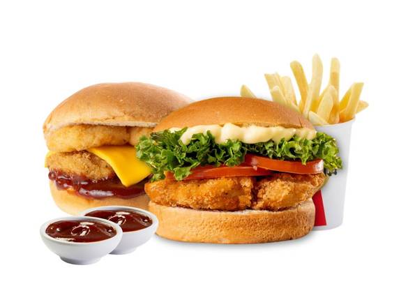 Dúo Sándwich + Papas Fritas