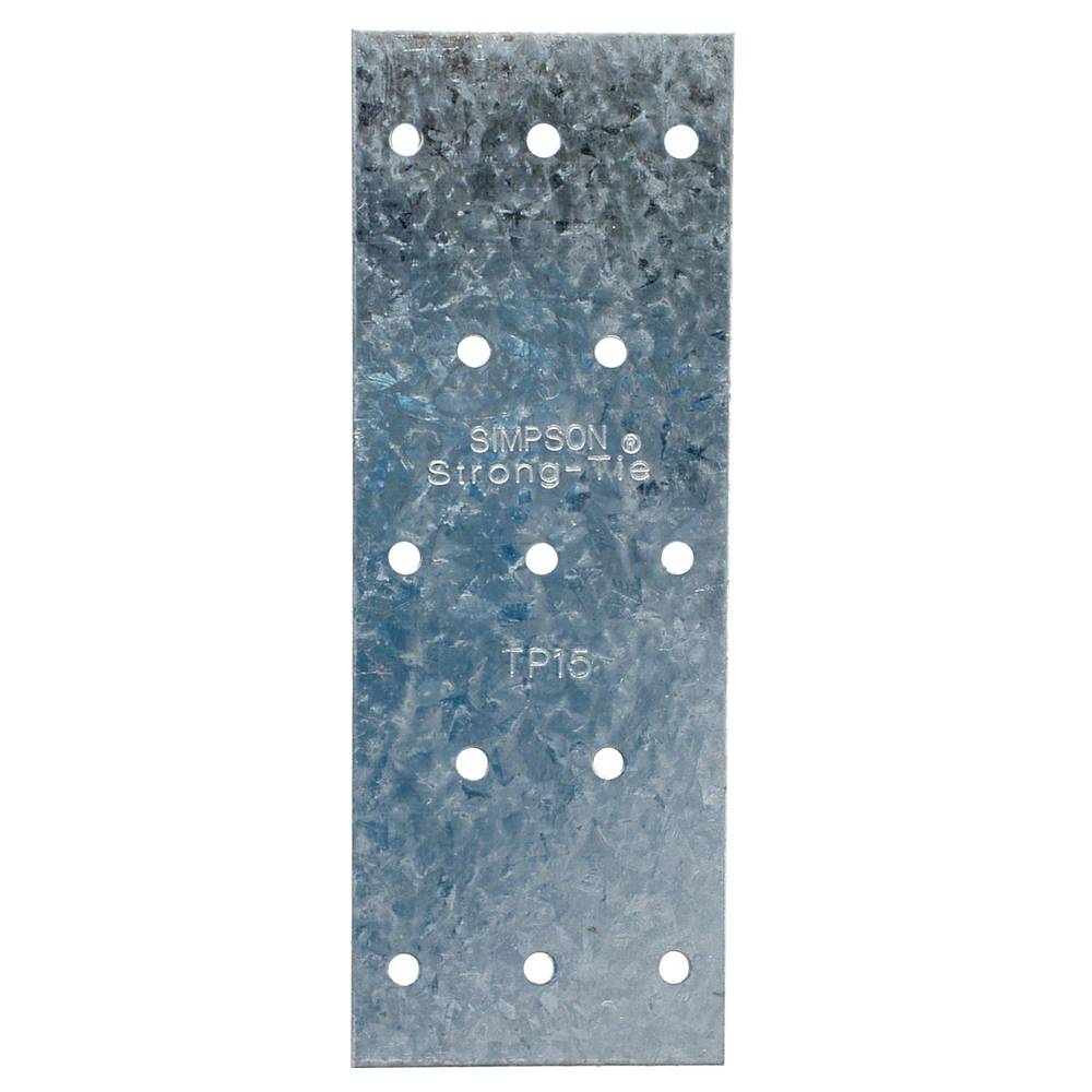 Simpson Strong-Tie 5-in 20-Gauge Galvanized Steel Tie Plate Wood To Wood | TP15