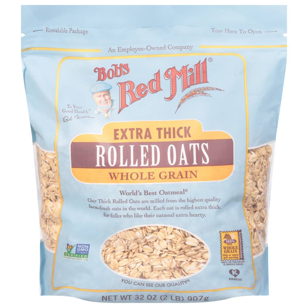 Bob's Red Mill Extra Thick Whole Grain Rolled Oats (2 lbs)