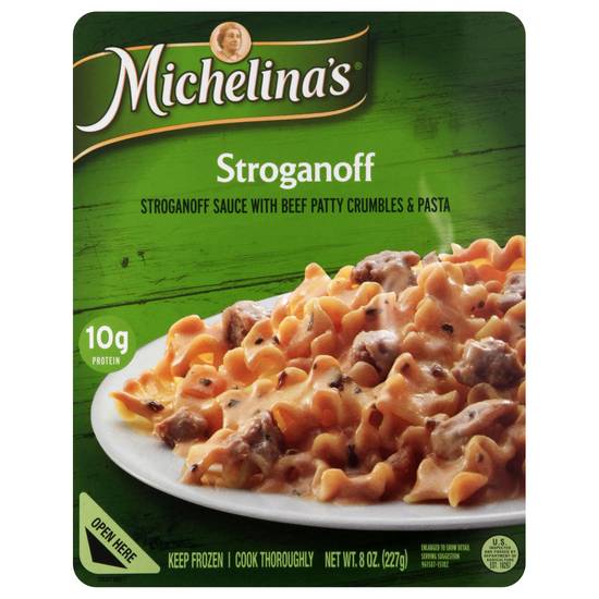 Michelina's Stroganoff Sauce With Beef Patty & Pasta (8 oz)