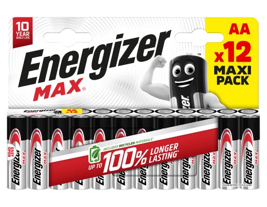 Energizer Max Aa Alkaline Batteries (12 pack)