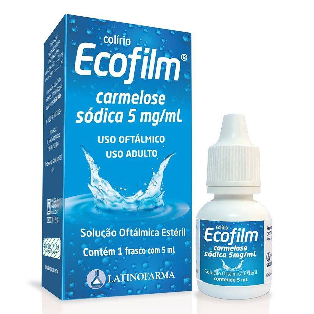 Latinofarma colírio ecofilm 5mg/ml (5ml)