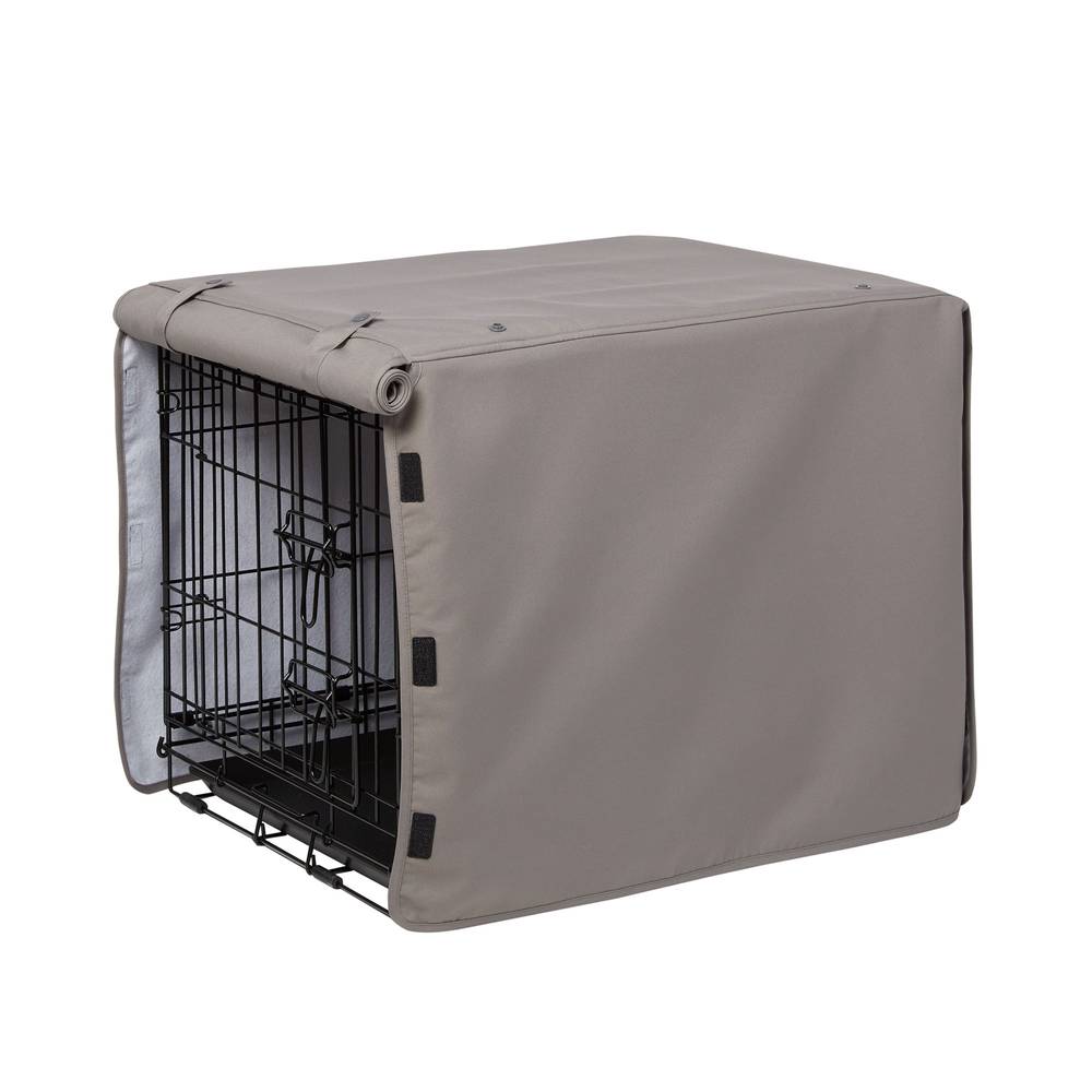 Top Paw® Crate Cover (Color: Grey, Size: 24\"L X 18\"W X 19\"H)