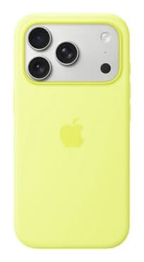 Apple Iphone 17 Pro Silicone Case With Magsafe, Neon Yellow