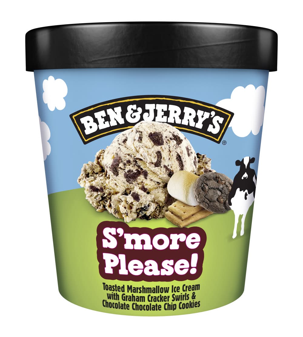 Ben & Jerry's Ice Cream, S'more Please! (473 ml)