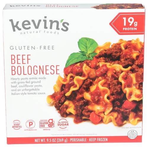 Kevin's Natural Foods Beef Bolognese
