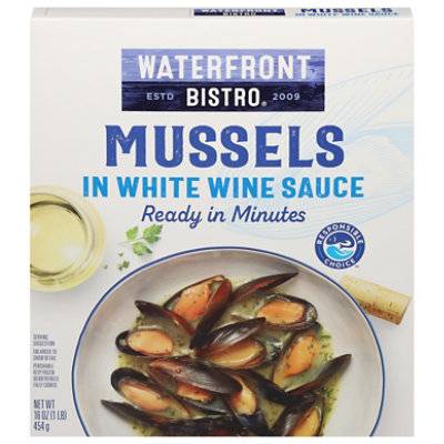Waterfront Bistro Mussels In White Wine Sauce - 16 Oz