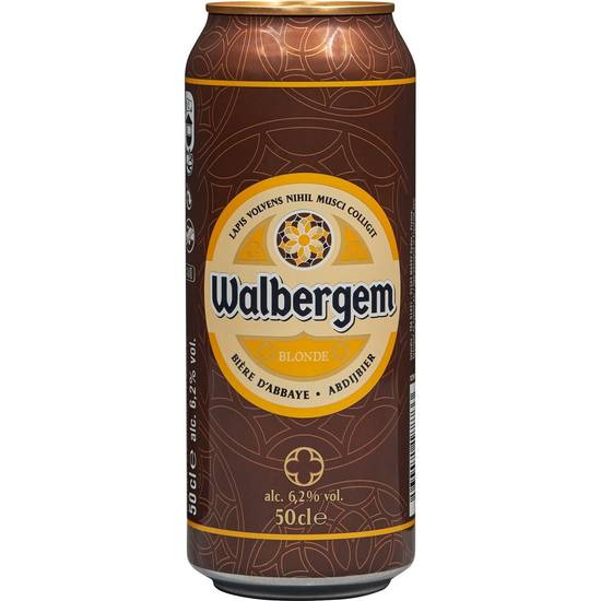 Walbergem - Bière blonde d'abbaye (500 ml)