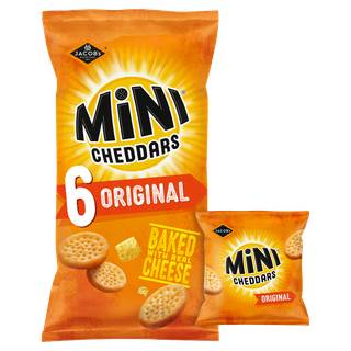 Jacob's Mini Cheddars 6 Original 138g