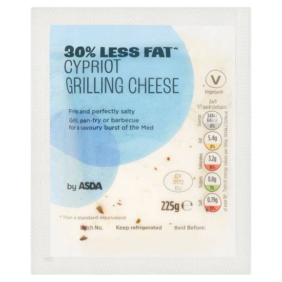Asda Cypriot 30% Less Fat Grilling Cheese 225g