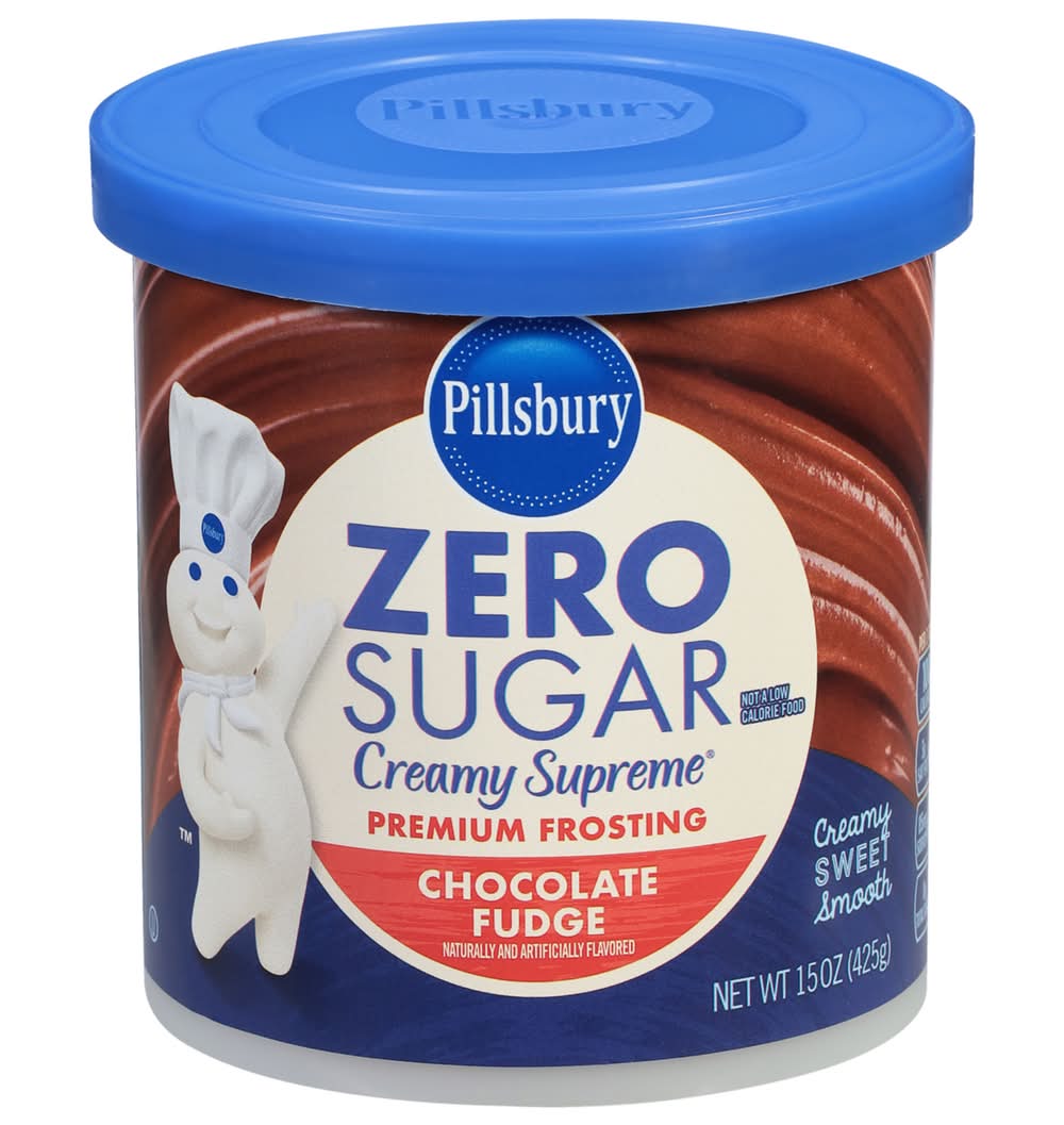 Pillsbury Creamy Supreme Zero Sugar Premium Frosting (15 oz)