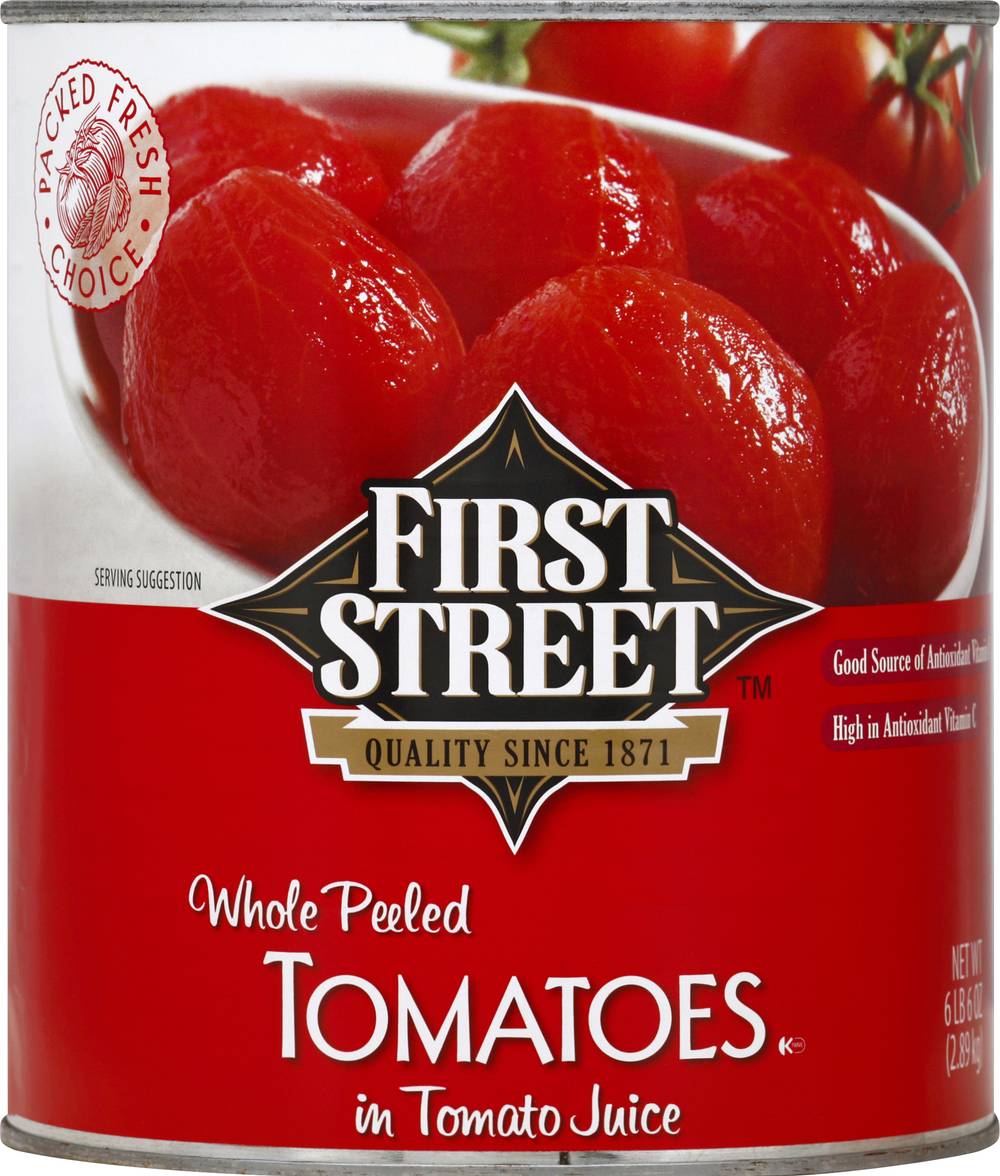 First Street Whole Peeled Tomatoes