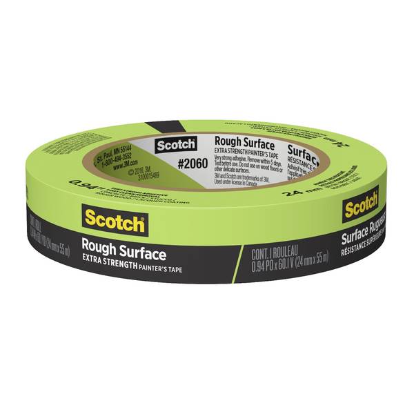 Scotch 3m cinta masking tapa superficies rugosas verde (1 rollo)