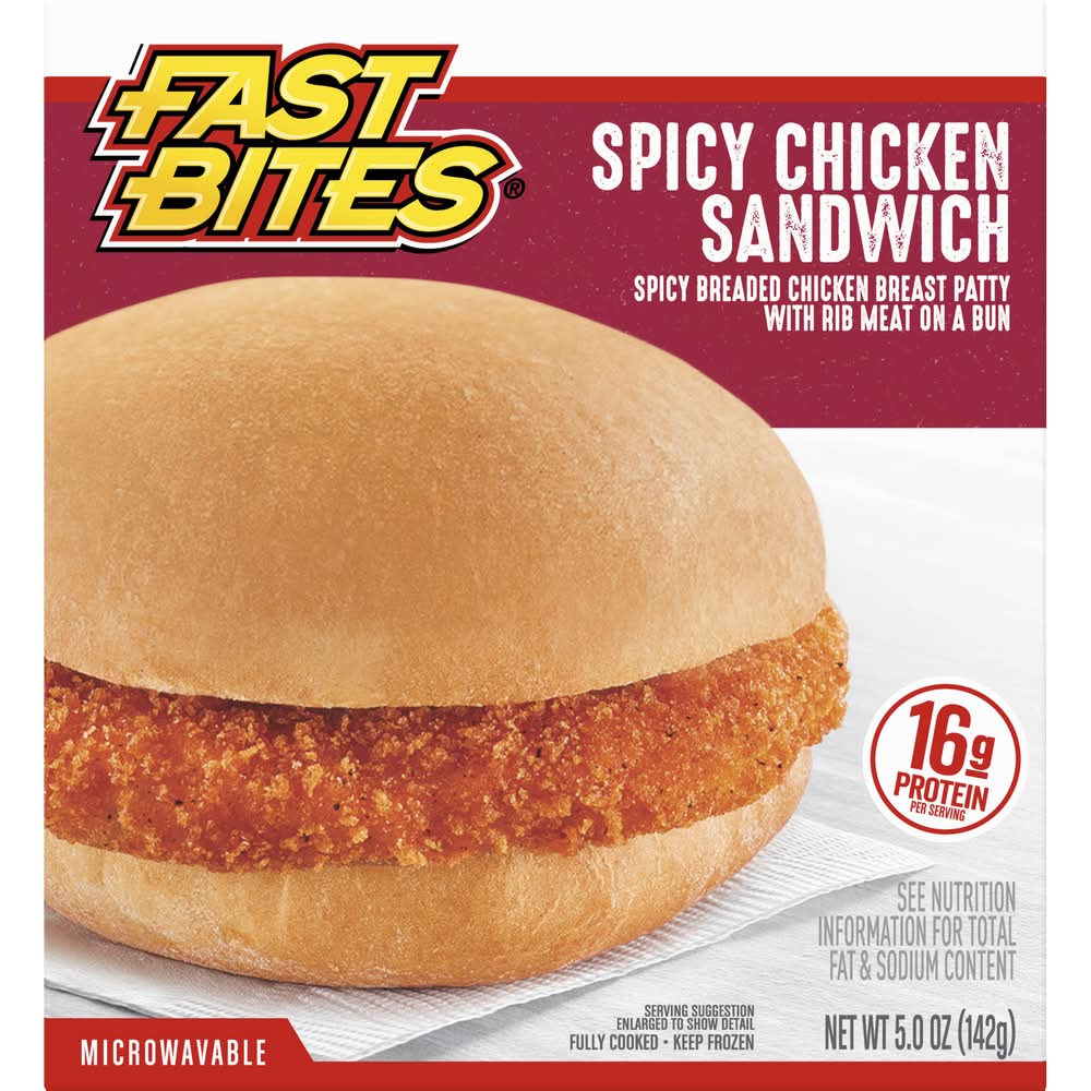 Fast Bites Spicy Chicken Sandwich (141.75 g)