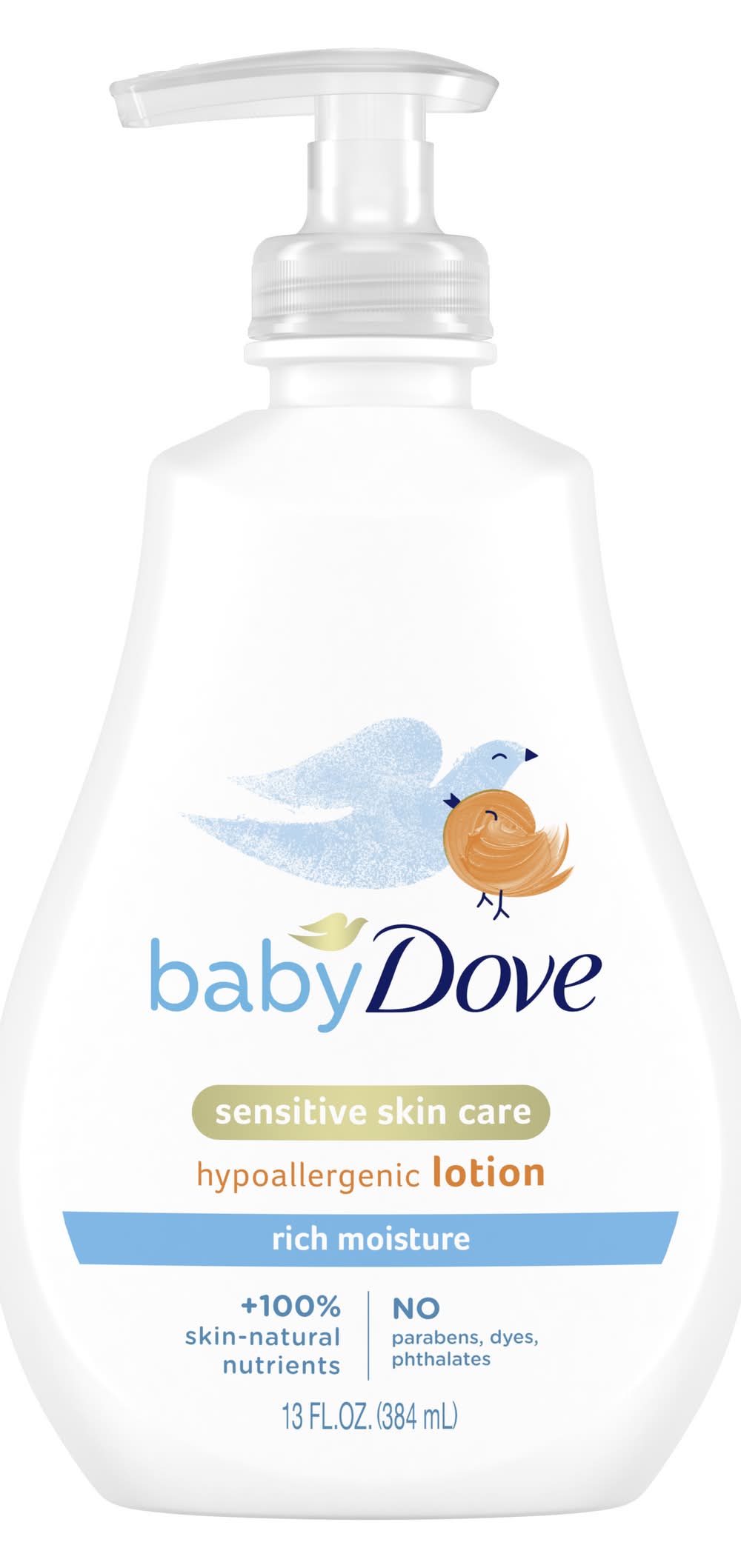 Dove Baby Sensitive Skin Care Hypoallergenic Lotion (13 oz)