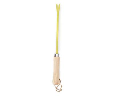 Metal Hand Tool Weeder, Yellow