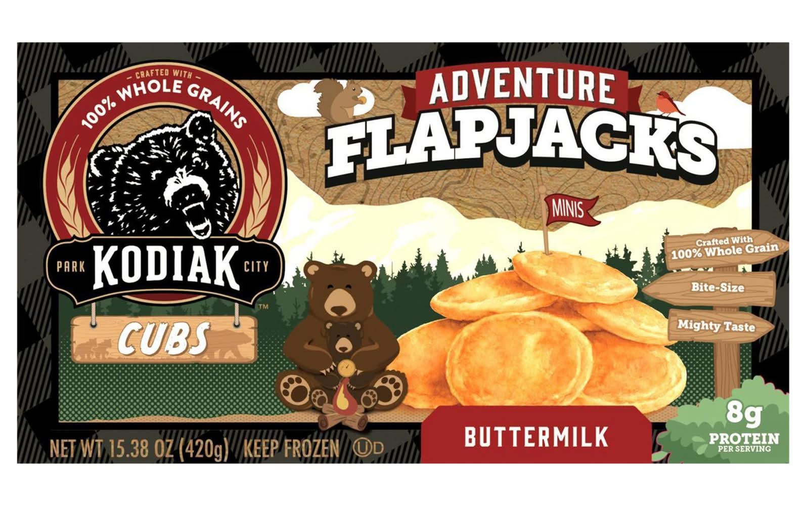 Kodiak Adventure Minis Cubs Flapjacks, Buttermilk (15.38 oz)