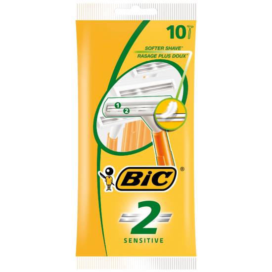 Bic 2 Sensitive Disposable Razors 10 pack