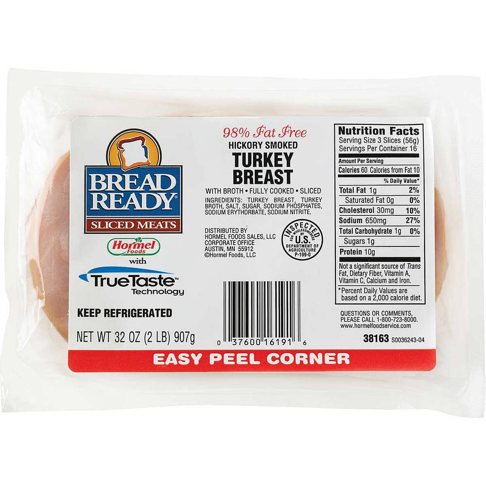 Hormel - Hickory Smoked Turkey Slices - 2 lb (6 Units per Case)