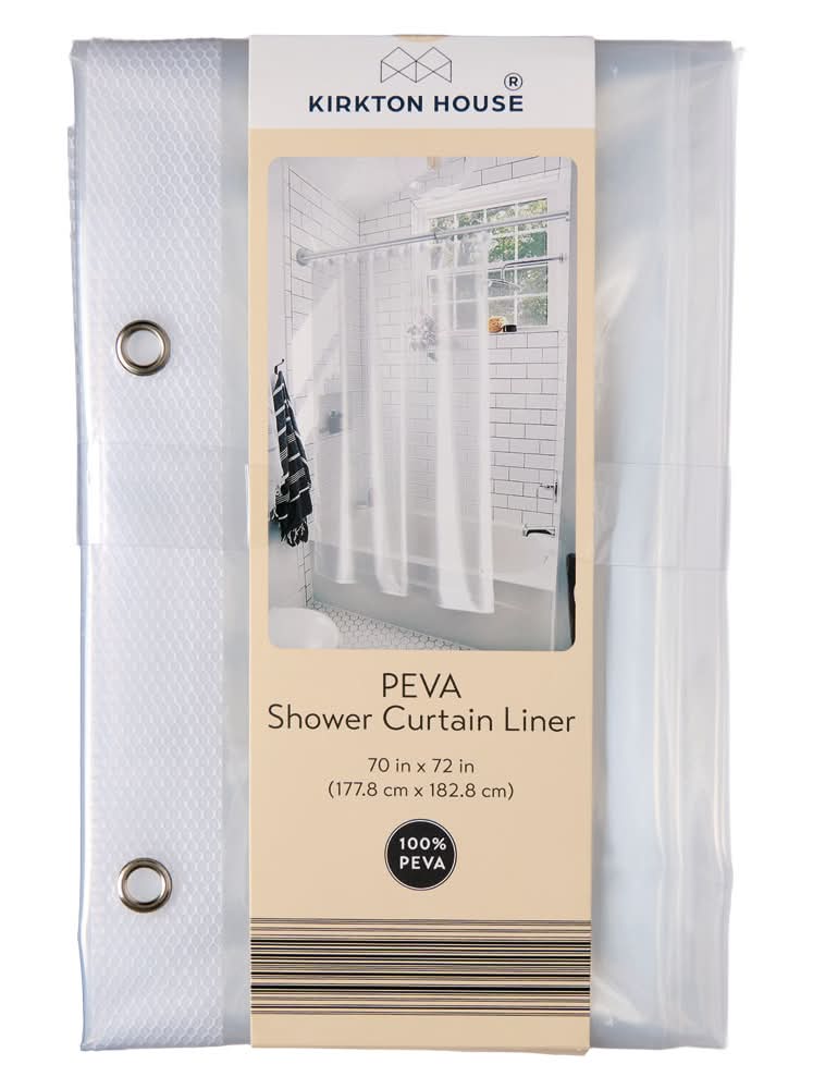 KIRKTON HOUSE Shower Curtain Liner Clear