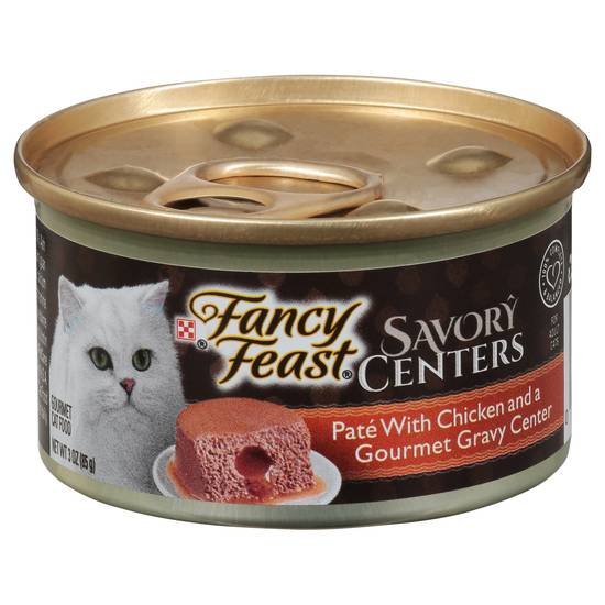 Fancy Feast Savory Centers Pate With Chicken & Gravy Cat Food