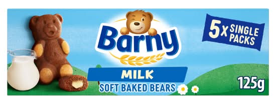 Barny Milk Soft Baked Bears (5 pack)
