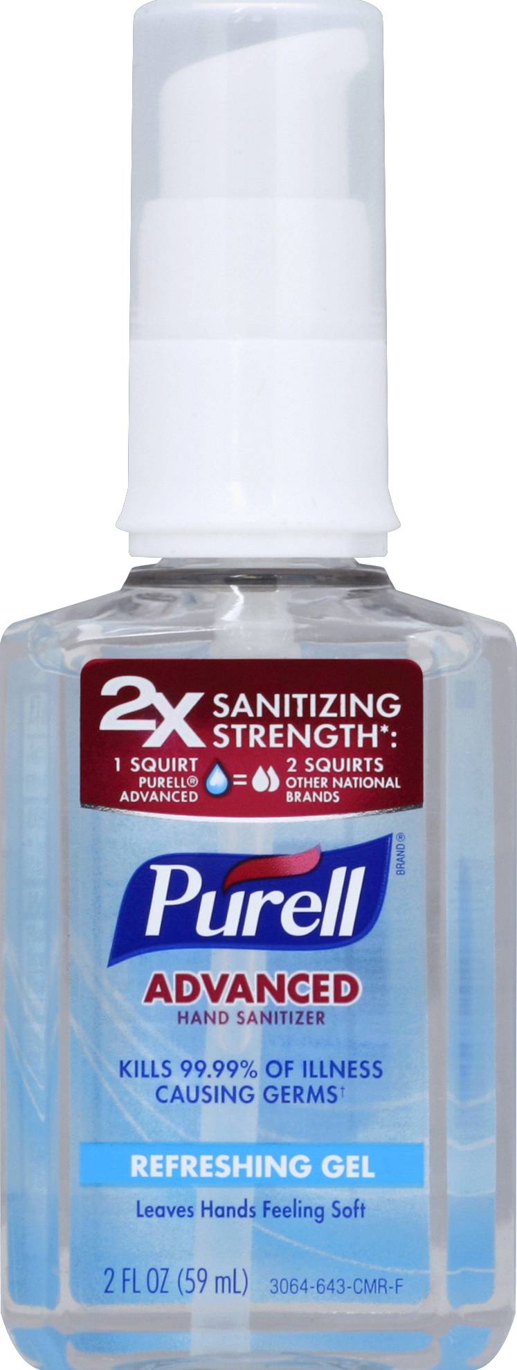 Purell Advanced Refreshing Gel Hand Sanitizer (2 fl oz)