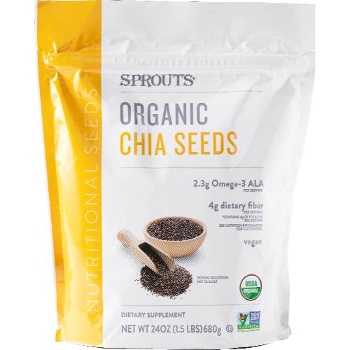 Sprouts Organic Chia Seeds