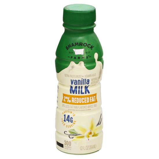 Shamrock Farms 2% Reduced Fat Vanilla Milk (12 fl oz)