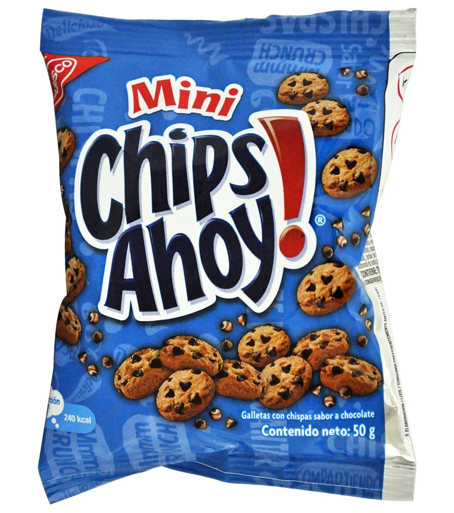 MINI CHIPS AHOY GALLETAS C/CHISPAS *50G